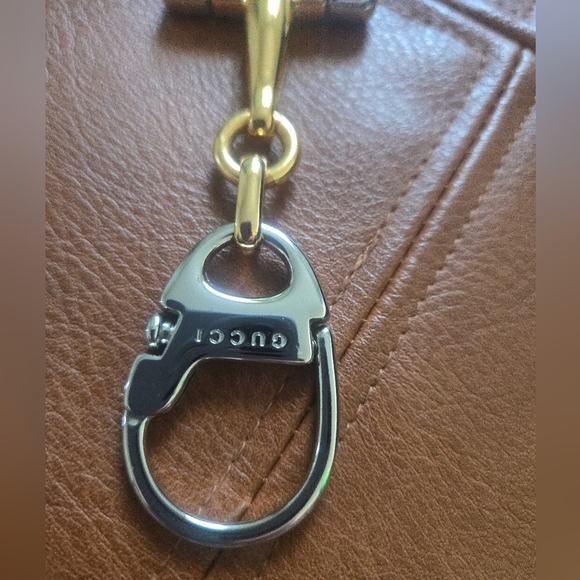 Gucci Horsebit Keychain Bag Charm Accessory Bucklle Clip - Picture 3 of 6